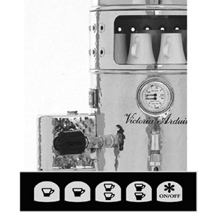 Кофемашина рожковая автоматическая VICTORIA ARDUINO VENUS BAR 2V CHROME, 220V