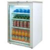 Шкаф холодильный для напитков (минибар), 105л, 1 дверь стекло, 3 полки, ножки, 0/+10С, стат.охл., белый