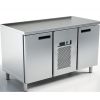 Стол холодильный, GN1/1, L1.35м, без борта, 2 двери глухие, ножки, +2/+10С, нерж.сталь, агрегат центр.
