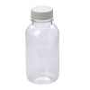 Бутылка 0,3л широкое горло с белой крышкой ПЭТ прозрачный