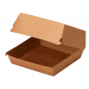 Коробка для гамбургера 100x100x60мм Крафт двухсторонний