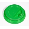 Крышка для стакана 300-500мл D 90мм пластик зелёный с носиком