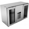 Модуль барный холодильный, 1350x695x830мм, без столешницы, 2 двери стекло, +2/+10С, нерж.сталь, агрегат центр.