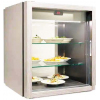 Витрина холодильная настольная, пристенная, вертикальная, L0.68м, 2 полки, +4/+18С, белая, 1 дверь левая, без агрегата