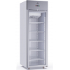 Шкаф холодильный, GN2/1,  700л, 1 дверь стекло правая, 5 полок, ножки, +1/+10С, дин.охл., белый, фронт серый, R290, ручка длинная