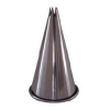 Насадка на кондитерский мешок ЗВЕЗДА 6-конечная D 5мм (B6), нерж.сталь
